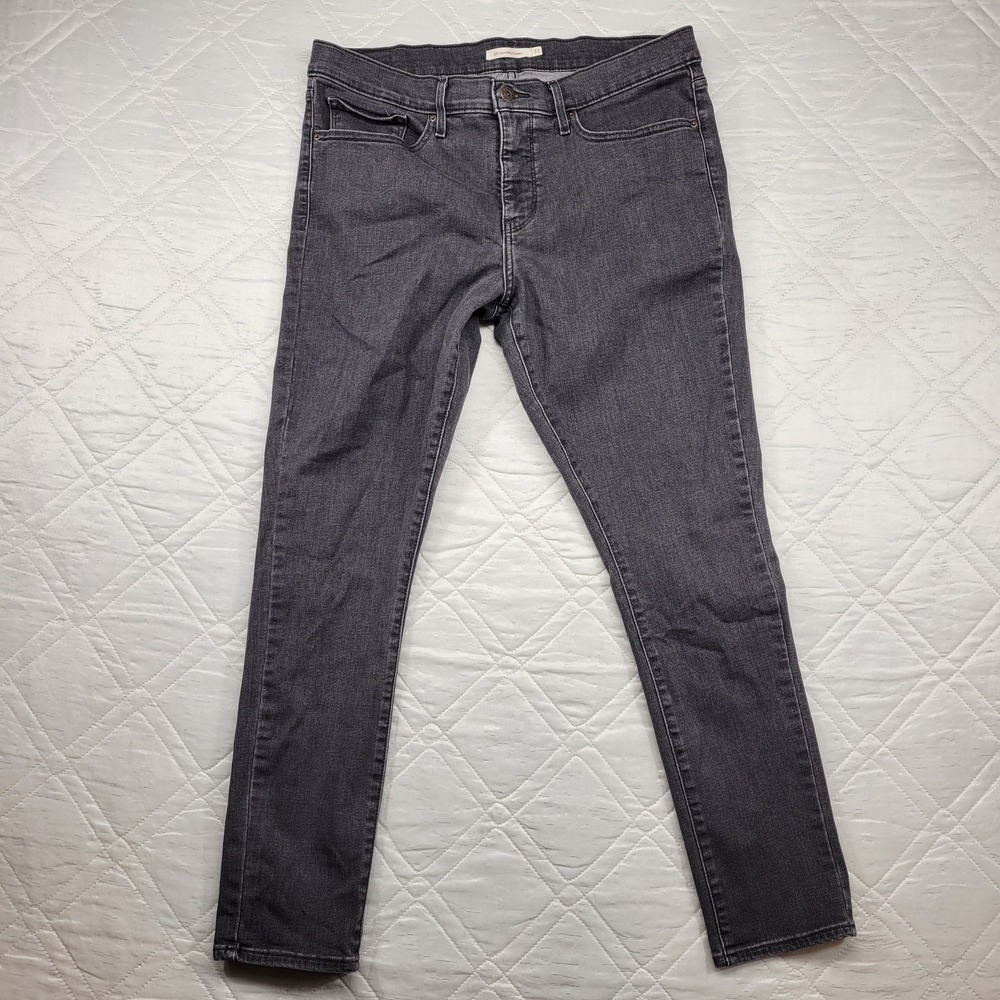 Levis 311 Shaping Skinny 33 black jeans size 33X30 waist is 36